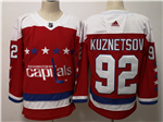 Washington Capitals #92 Evgeny Kuznetsov Red Alternate Jersey