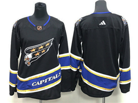 Washington Capitals Women's Black Reverse Retro 2.0 Team Jersey