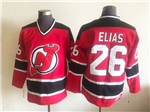 New Jersey Devils #26 Patrik Elias 2000's CCM Vintage Red Jersey