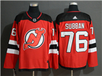 New Jersey Devils #76 P.K. Subban Red Jersey