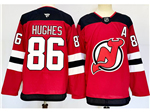 New Jersey Devils #86 Jack Hughes 2024 Red Jersey