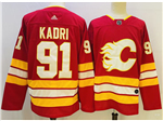 Calgary Flames #91 Nazem Kadri Alternate Red Jersey