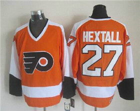 Philadelphia Flyers #27 Ron Hextall CCM Vintage Orange Jersey