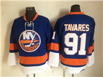 New York Islanders #91 John Tavares 1970's CCM Vintage Blue Jersey