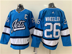 Winnipeg Jets #26 Blake Wheeler Alternate Blue Jersey