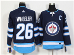 Winnipeg Jets #26 Blake Wheeler Home Navy Jersey