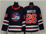 Winnipeg Jets #26 Blake Wheeler Navy Heritage Classic Jersey