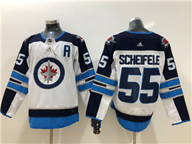 Winnipeg Jets #55 Mark Scheifele White Jersey