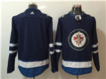 Winnipeg Jets Home Navy Team Jersey