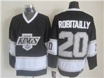 Los Angeles Kings #20 Luc Robitaille 1993 Vintage CCM Black Jersey