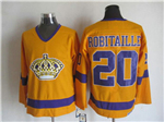 Los Angeles Kings #20 Luc Robitaille 1970's Vintage CCM Gold Jersey