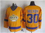 Los Angeles Kings #30 Rogie Vachon 1970's Vintage CCM Gold Jersey