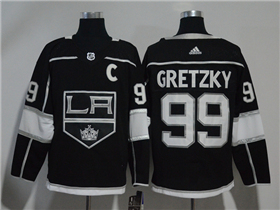 Los Angeles Kings #99 Wayne Gretzky Home Black Jersey