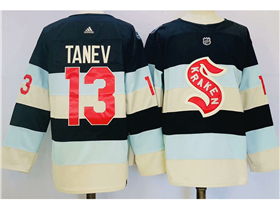 Seattle Kraken #13 Brandon Tanev Blue 2024 Winter Classic Jersey