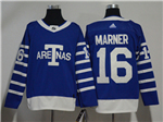 Toronto Maple Leafs #16 Mitchell Marner Blue 1918 Arenas Throwback Jersey