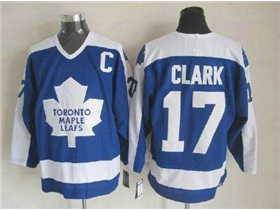 Toronto Maple Leafs #17 Wendel Clark 1978 CCM Vintage Blue Jersey