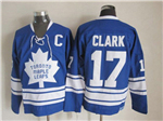 Toronto Maple Leafs #17 Wendel Clark 1967 CCM Vintage Blue Jersey