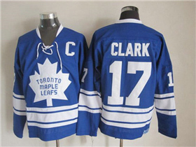 Toronto Maple Leafs #17 Wendel Clark 1967 CCM Vintage Blue Jersey