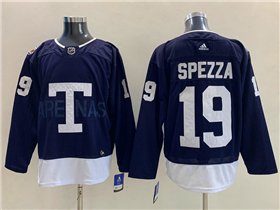 Toronto Maple Leafs #19 Jason Spezza Navy 2022 Heritage Classic Jersey