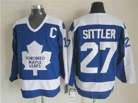 Toronto Maple Leafs #27 Darryl Sittler 1978 CCM Vintage Blue Jersey