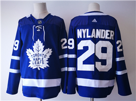 Toronto Maple Leafs #29 William Nylander Blue Jersey