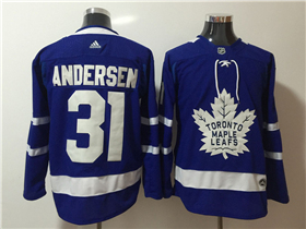 Toronto Maple Leafs #31 Frederik Andersen Blue Jersey