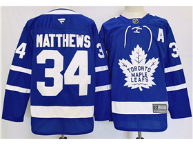 Toronto Maple Leafs #34 Auston Matthews 2024 Blue Jersey