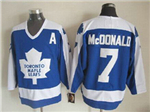 Toronto Maple Leafs #7 Lanny McDonald 1978 CCM Vintage Blue Jersey