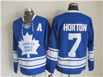 Toronto Maple Leafs #7 Tim Horton 1967 CCM Vintage Blue Jersey