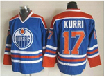 Edmonton Oilers #17 Jari Kurri 1987 CCM Vintage Blue Jersey