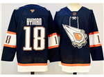 Edmonton Oilers #18 Zach Hyman Navy Reverse Retro 2.0 Jersey