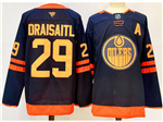 Edmonton Oilers #29 Leon Draisaitl 2024 Alternate Navy Jersey