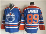 Edmonton Oilers #89 Sam Gagner CCM Vintage Blue Jersey