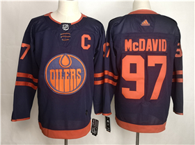 Edmonton Oilers #97 Connor McDavid Alternate Navy Jersey