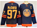 Edmonton Oilers #97 Connor McDavid 2024 Alternate Navy Jersey