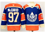 Edmonton Oilers #97 Connor McDavid Royal Blue Heritage Classic Jersey