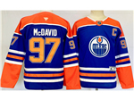 Edmonton Oilers #97 Connor McDavid 2024 Youth Royal Blue Jersey