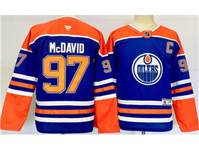 Edmonton Oilers #97 Connor McDavid 2024 Youth Royal Blue Jersey