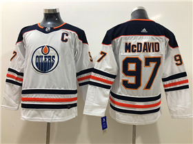 Edmonton Oilers #97 Connor McDavid Youth White Jersey