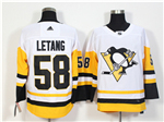 Pittsburgh Penguins #58 Kris Letang White Jersey