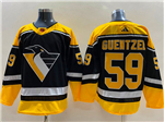 Pittsburgh Penguins #59 Jake Guentzel Black Reverse Retro 2.0 Jersey