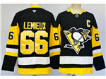 Pittsburgh Penguins #66 Mario Lemieux 2024 Black Jersey