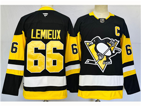 Pittsburgh Penguins #66 Mario Lemieux 2024 Black Jersey