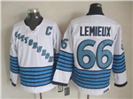 Pittsburgh Penguins #66 Mario Lemieux 1967 Vintage CCM White Jersey