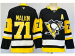 Pittsburgh Penguins #71 Evgeni Malkin 2024 Black Jersey