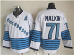 Pittsburgh Penguins #71 Evgeni Malkin 1967 Vintage CCM White Jersey