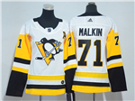 Pittsburgh Penguins #71 Evgeni Malkin White Jersey