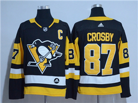 Pittsburgh Penguins #87 Sidney Crosby Black Jersey