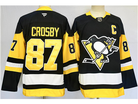 Pittsburgh Penguins #87 Sidney Crosby 2024 Black Jersey