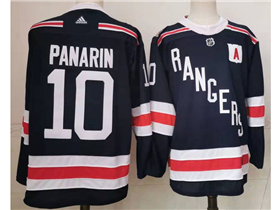 New York Rangers #10 Artemi Panarin Navy Blue Jersey